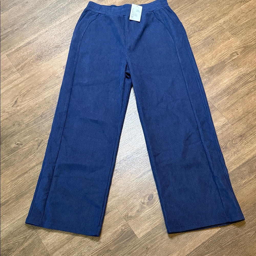 HALARA Navy Corduroy Trousers